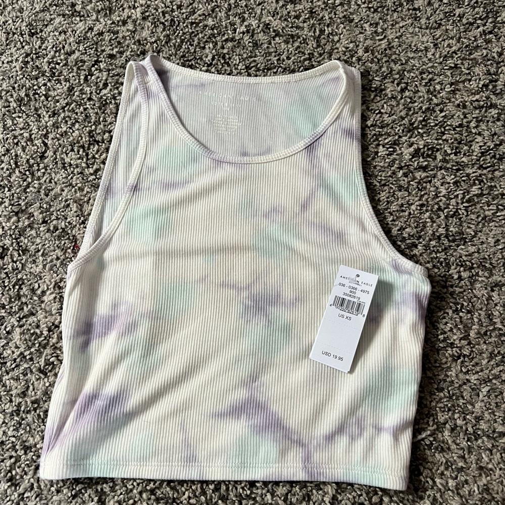 American eagle tie die tank